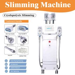 Multi-Functional 10 In 1 Cryolipolysis Slimming Machine With 5 Cryo Heads Removal Fat 40Khz Cavitation Rf Lipo Laser Cryotherapy Coolsculpt Beauty Equipment201