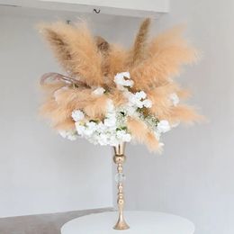 DecorationH55cm/60/70/90/100cm) gold Flower stand Centrepieces flower vase Table Decoration floral stand For Wedding Decor imake854