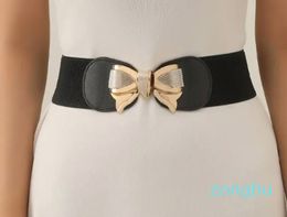 Belts Waist Strap High Tensile Dress Belt Decorative Charming Sweet Golden Plated Bowknot For Daily Life