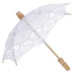 Umbrellas Umbrella Lace Parasol Vintage Wedding Bridal Bride Tea Party White Fancy