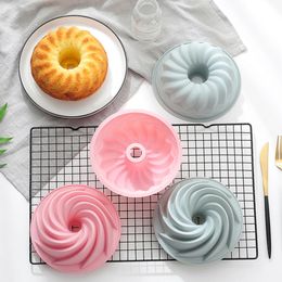 6 Inch Savarin Cake Mould Food Grade Silicone Baking Mould Household Steamable Kitchen Bakeware Chiffon Cake Baking Tool For Cakes