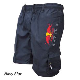 Men's Shorts Men Shorts Overalls Men's Drawstring Tactical Pants Summer Casual Jogging Beach Pants Loose Work Cargo Pants Hiking Shorts 230425