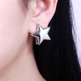 Stud Earrings Pentagram Star Ear Sweet Cool Cartilage Jewelry Fashion Piercing Birthday Gift