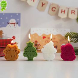 Holiday Scented Candles for Christmas Gift Santa Claus Snowmen Candle Christmas Decorations for Home Mini Candles Navidad