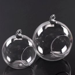 Novelty Items Diameter 6cm 12pcs/pack Small Size Glass Globe Vase Hanging Terrarium Wedding Decoration Pendant
