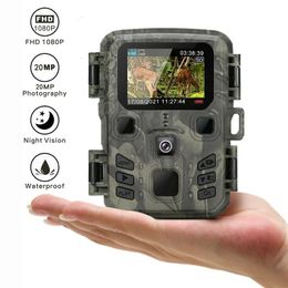 Hunting Cameras Suntekcam Hunting Camera Trail Wildlife Cameras Outdoor Night Vision Po Trap 20MP 1080P IP65 Waterproof Wireless Cam Mini301 231124