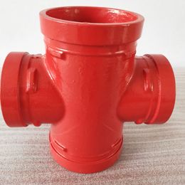 Fire fittings, anti corrosion, anti stretching, anti bending-Reducing Tee threaded