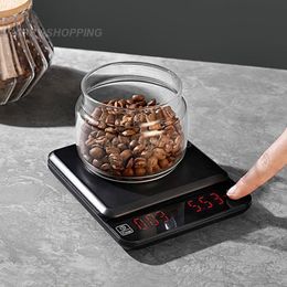 Household Scales Electronic Scale 1600mah Chrono-matic Type-c Charging Household Multi-function Kitchen Supplies Jewelry Scale Mini Portable 230426