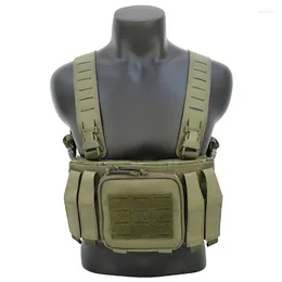 Hunting Jackets 1000D Nylon Tactical Chest Rig Vest Combat Security Multicam Equipment Gear For Outdoor Accessories