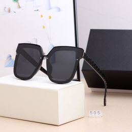 Oversized sunglasses for men polarized sunglasses woman fashion luxury goggle leisure time european style outdoor eyewear with box black square sunglasses