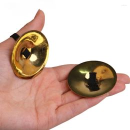 Stage Wear Belly Dance Props 1 Pair (2pcs) Professional Women Tribal Copper Finger Cymbals Zills