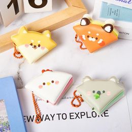 Animal Stress Relief Sticky Notes Keychain Portable Cartoon Shape Stickers Notebook Paper Message Office Memo Sticker