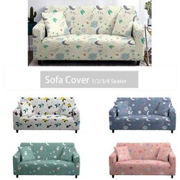 Chair Covers Space Cover Sofa L Shape Anti-Dust Corner Shaped Chaise Elastic Animal Seat Longue Slipcover 1Pc