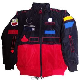 F1 Jacket Black Autumn And Vintage Winter Full Embroidered Cotton Clothing F1 Formula One Racing Jacket Spot Sales 51WN