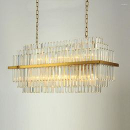 Pendant Lamps Modern Crystal Chandelier For Living Room Luxury Dining Bedroom Gold Hanging Light Fixture Home Decor Led Cristal Lamp