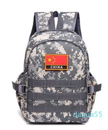 Summer Camp Expansion Kindergarten Primary School Students' Backpacks Civil Air Defence Combat Readiness Emergency Camouflage