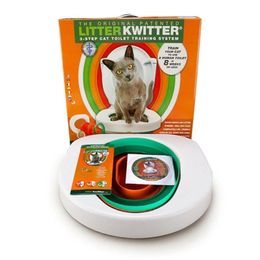 Repellents 40*40*3.5cm Cat Toilet Trainning Tool ABS Litter Box Puppy Cat Litter Mat Cat Toilet Trainer Pet Cleaning Cat Training Product