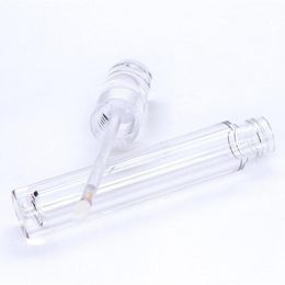 DIY Lip Gloss Tubes Bottle Empty 7.8ML Lipgloss Tube Round Transparent Packing Bottles With Wand Empty Clear Top Quality
