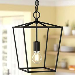 Pendant Lamps Vintage Industrial Lights Black Loft Hanging Lamp Dining Table Metal Light Fixtures Home Decoration Kitchen Suspension