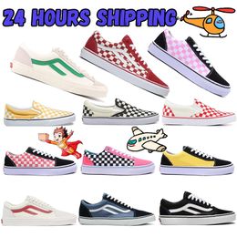 Designers shoes Old Skool Casual Canvas Shoes Triples Black White high low Slip on mens womens Walking Jogging Breathable Outdoors Skateboard shoe