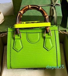 Crossbody Shoulder Shopping Bags Handbag Classic Square Purses Lizard Genuine Leather Multiple Colors