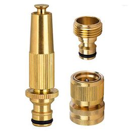 Watering Equipments Cleaning Hose Nozzle Water Sprayer With Brass Garden Connect 3/4 Inch All Quick Connector