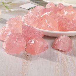 Garden Decorations Pink Crystal Rough Stone Natural Aroma Diffused Ore Specimen