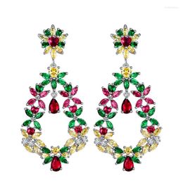 Stud Earrings Gb67 Fashion Luxury Water Drop Crown Anti Allergy Wedding Dress Studio For Women Jewelry