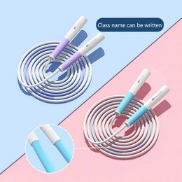 Jump Ropes Skipping Rope No Knot Anti-slip Jumping Rope Thickened Flexible Jump Rope PVC Length Adjustable Anti-loss Fitness Rope P230425