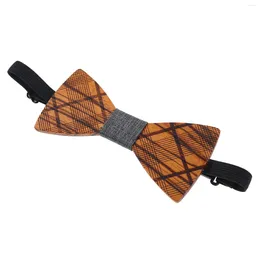 Bow Ties Groom Tie Bachelor Party Wedding For Bowtie Collar Wood Men Wooden Bridegroom