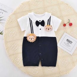 Clothing Sets Baby Crawling Clothes, Summer Clothing, Newborn Boy Jumpsuit, Full Moon, 100 Day Old Dress, Thin Style
