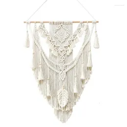 Tapestries Macrame Wall Decor Bohemian Tassel Tapestry Decorative Modern Nordic Elegant Aesthetic For Bedroom Living Room