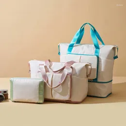 Duffel Bags AOTTLA Women's Handbag Pure Colour Shoulder Bag Large Capaicty Quality Ladies Tote Brand Short Travel Female