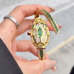 Pulseira de diamante do Women's Watch Importado da Suíça, Dial de retalho espelho de safira de quartzo com enfeites de pedras preciosas, cheias de luxo e relógios de alta qualidade