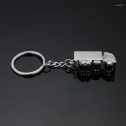 Keychains 3D Creative Gift Love Keyring Model Car Key Chains Metal Large Truck Lorry Chain