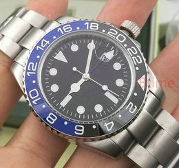 Luxury mens watch designer watches high quality Fashion Ceramic Bezel 2813 GMT Automatic Movement New Mechanical Stainless Steel men Wristwatches aaa watchs clock