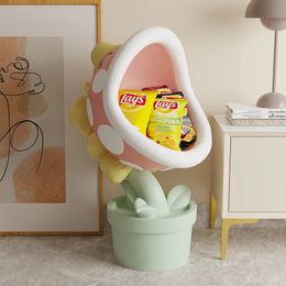 Christmas Decorations Cartoon big mouth flower statue sitting room sofa large floor decoration resin crafts 231124