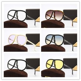 Dropshipping Brand Tom Designer Sunglasses High Quality Metal Sunglass Men Glasses Women Sun glasses UV400 lens Unisex Logo on the leg with box 8 colors