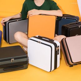 Suitcases Front Luggage Small Women'sSuitcase Mini Handbags Cute Fashion Trendy Student 16-Inch Cosmetic Case Portable And Versatile