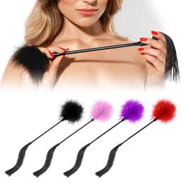 Adult Toys Tease Tickle Feather Stick Flirting Spanking Slapper Couples Game Props Adult Sex Toys 230426