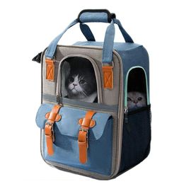 Strollers Pet Carrier Bag Cat Backpack Fashion Shoulder Backpack Carrier For Cats Small Dog Puppy Outdoor Carry Backpack Bag Pet Supplies