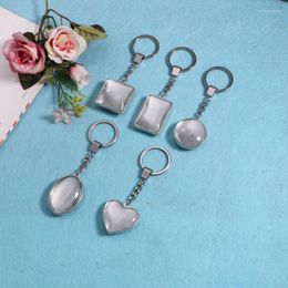 Keychains DIY Double Side Po Custom Keychain Personalised Keyrings Customised