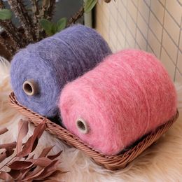 Fabric and Sewing 500g Super Soft Alpaca Long Plush Yarn Hand Knitting Wool Mohair Knit Fluff Crochet Baby Supersoft Sweater Scarf Thread 231124