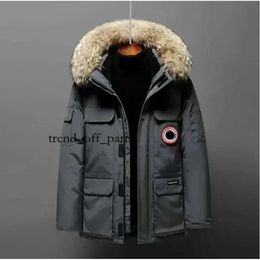 Designer Canadian Men's and Women's Down Parkas Jackets Winter Work Clothes Jacket Outdoor Thickened Fashion Warm Keeping Couple Live 200 423