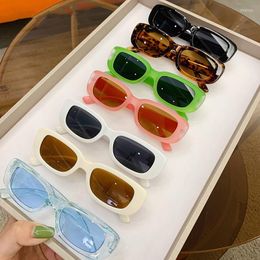 Sunglasses Cute Kids Rectangle Fashion Children Sun Glasses Vintage Square Outdoor Goggles Party Eyewear Cool Style Eyeglasses