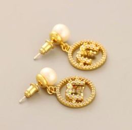 Japanese and Korean Stylish Graceful Simple Freshwater Cultured Pearl Inlaid Gem 925 Silver Pin Eardrops Earrings