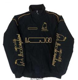 jacket racing F1 winter Formula car full embroidered cotton clothing spot sale X4LY