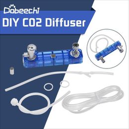 Equipment DIY CO2 Diffuser Carbon Dioxide Aquatic Landscaping Aquarium Co2 Regulators CO2 Diffuser Needle Valve Pressure Gauge Generator