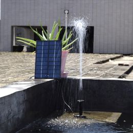 Pumps SolarPowered Water Pump Kit 9V 1.8W Solar Panel Water Floating Solar Powered Fountain for Bird Bath Pond Garden Water Pump