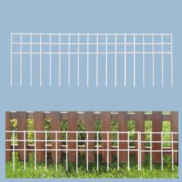 32x10inch No Dig Animal Barrier Fence, 10 Pack Black Dig Protective Fence with 1.5 inch Spike spacing, Dog/Rabbit/Groundhog Underground Fence